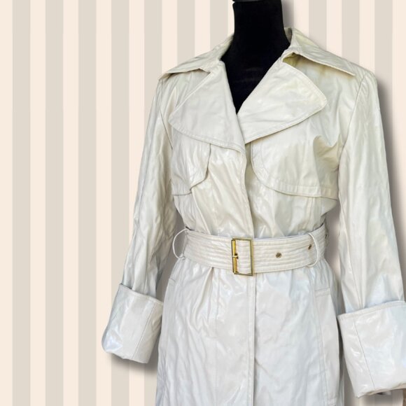 Secondhand Hilary Radley Shiny Trench Coat - Picture 2 of 2